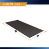 Marcy Fitness Equipment Mat and Floor Protector for Treadmills