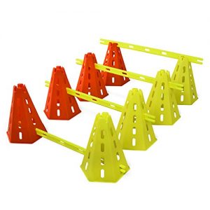 Yes4All Agility Hurdles Cone Set for Speed and Balance Exercises for All Ages