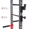 Body Power Deluxe Rack Cage with Accessories, Attachments