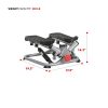 Sunny Health & Fitness Total Body Advanced Stepper Machine