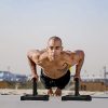 Rubberbanditz Parallettes Push Up, Dip Bars, Lightweight