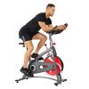 Bike Belt Drive Indoor Cycling Bike with LCD Monitor