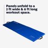 We Sell Mats 2 ft x 6 ft x 1 5/8 in Thick Folding Exercise Mat