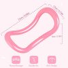 Adjustable Pink Yoga Pilates Ring – 2 Pack Soft Fitness Circle for Stretching, Resistance & Pain Relief