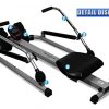 Rowing Machine Foldable Adjustable Resistance Hydraulic Rower