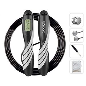 Electronic Counting Jump Rope, Fitness Rope with Calorie Counter