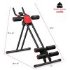 GYMAX Ab Machine, Abdominal Workout Equipment with LCD Monitor