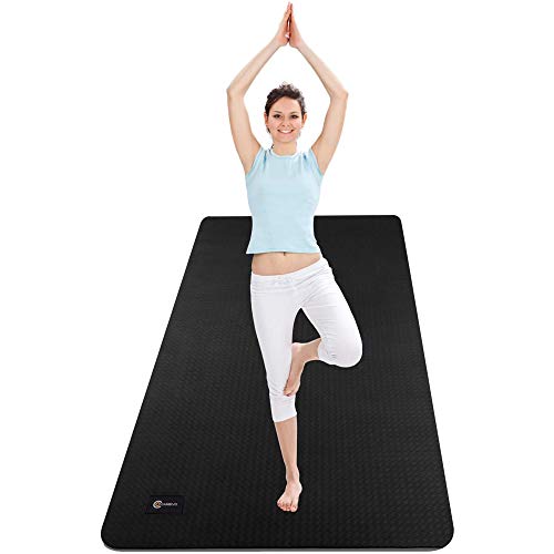 CAMBIVO Extra Wide Yoga Mat for Women and Men