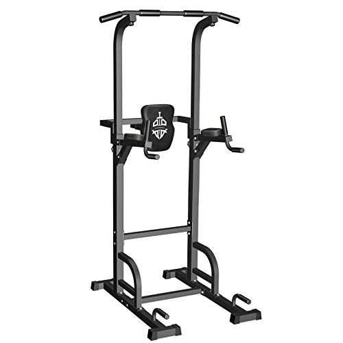 Sportsroyals Power Tower Dip Station Pull Up Bar for Home