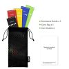 Letsfit Resistance Loop Exercise Bands with Instruction Guide and Carry Bag