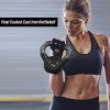ZHERMAO 10lb Kettlebell Weights Vinyl Coated Kettle Bell