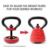 Unlock Versatile Workouts with the Adjustable Kettlebell Handle - Supports up to 100lbs & Fits 1 & 2-Inch Weight Plates