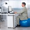 Pilates Exercise Ball Anti-Burst Fitness, Balance Ball for Yoga