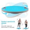 Portable Rocker Board for Balance Training and Exercising-Blue