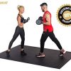 GXMMAT Extra Large Exercise Mat 6'x8'x7mm, Thick Workout Mats