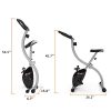 ATIVAFIT Indoor Cycling Bike Folding Magnetic Upright Bike