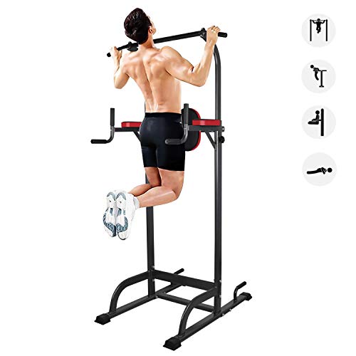 YEEGO Multi-Function Power Tower Pull Up Bar Dip Stand Gym