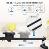 MARNUR Water Rowing Machine for Home Portable Double Track