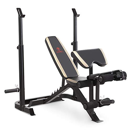 Marcy Adjustable Olympic Weight Bench with Leg Developer