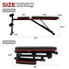 Foldable Incline Decline Sit Up Exercise benc Weight Bench Adjustable