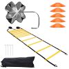 I IHAYNER Speed & Agility Training Ladder Set with 5 Cones