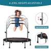 MOLANEPHY 40" Foldable Fitness Trampoline, Exercise Rebounder