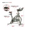 Sunny Health & Fitness Magnetic Belt Drive Indoor Cycling Bike