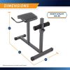 Marcy Adjustable Hyperextension Roman Chair / Exercise