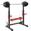 DOYCE Squat Rack Barbell Rack 550LBS Max Load Dip Station