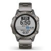 Garmin Fenix 6 Sapphire (Titanium with Titanium Band) Power Bundle