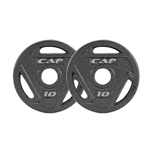 CAP Barbell 2-Inch Olympic Grip Plate, Various Sizes