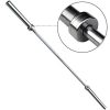 Weight Bar with Two Collars Solid Iron Weighted Workout Bar