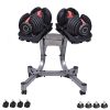 FlySkip Dumbbell Rack with Wheels 330LBS