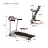 Sunny Health, Fitness Electric Folding Treadmill with Auto Incline