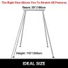 Happybuy Aerial Yoga Frame, Portable Yoga Trapeze Stand