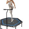 SereneLife Indoor Fitness Trampoline Folding 48 Inch