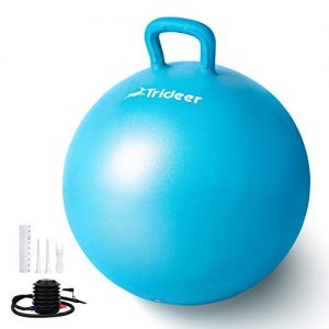 Extra Thick Jumping Ball with Non-Slip Handle