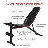 Foldable Incline Decline Sit Up Exercise benc Weight Bench Adjustable