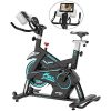 pooboo Magnetic Exercise Bike Belt Drive Indoor Cycling Bike