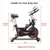VIGBODY Stationary Bike Exercise Bike Belt Drive Indoor Cycling Bike