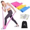 Benificer Resistance Band Set, 3 Pack Latex Elastic Bands