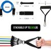 Resistance Bands Set with Door Anchor, and Ankle Straps