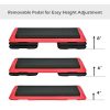 Goplus 43'' Adjustable Fitness Aerobic Step Stepper Platform