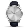 Garmin vivomove Luxe (Navy Leather/Silver) Power Bundle