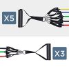 Letsfit Resistance Exercise Bands Set with Handles