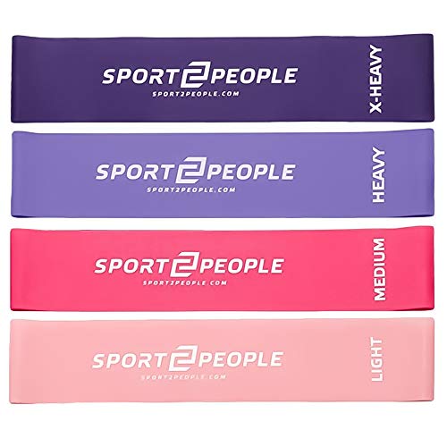 Sport2People Exercise Resistance Loop Bands for Booty Building