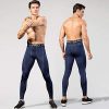 Yuerlian Men's Compression Pants Baselayer Cool Dry Sports Leggings