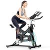 pooboo Pro Indoor Cycling Bike Stationary, Magnetic Resistance Belt