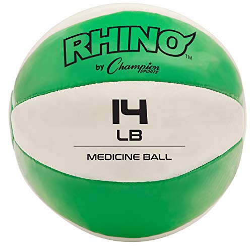 Champion Sports Exercise Medicine Balls, 14-15 lbs