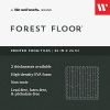 Forest Floor 3/8" Thick Printed Wood Grain Interlocking Foam Floor Mats